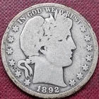 1892 O Barber Half Dollar 50c Nicely Circulated #99630