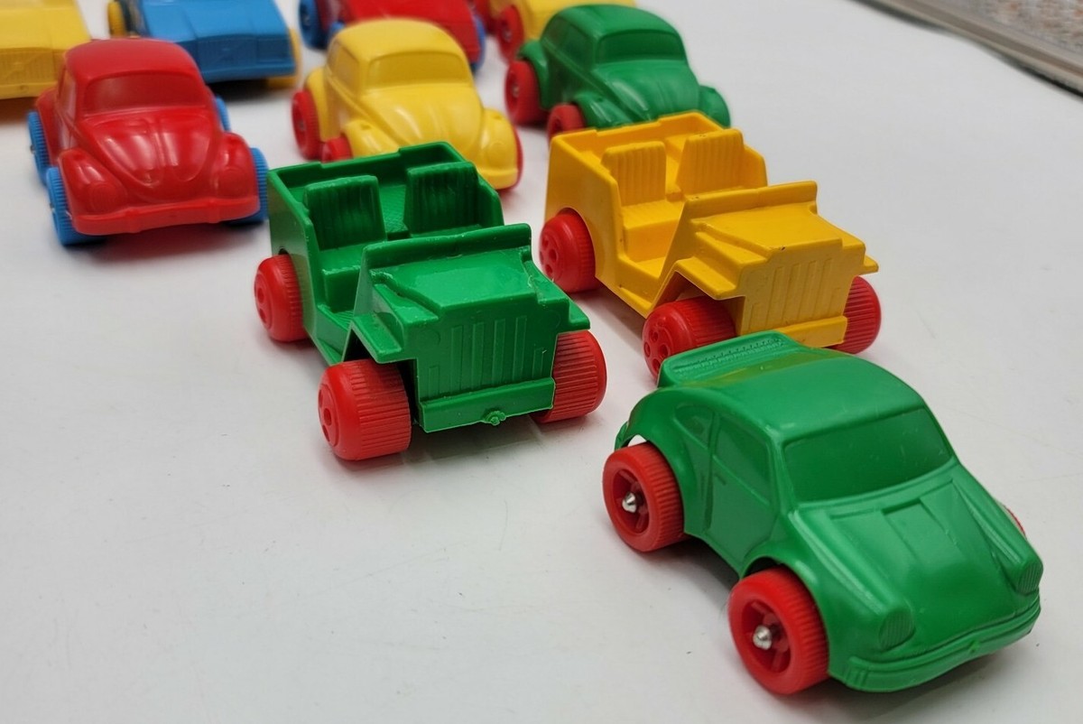 Jeep Ancienne En Plastique 1/32 - Vinyl Line / Viking Plast (Allemagne/Suède, Années 70)