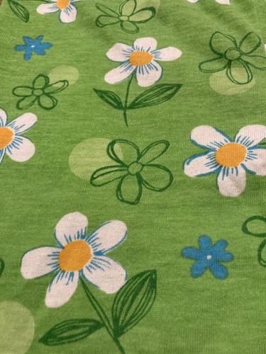 VTG 90s Girls Toddler Sz 5T Floral Daisy Green Pull On Elastic Waist Shorts - Picture 3 of 4