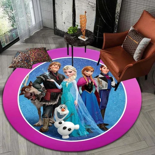 Frozen Pattern Round carpet kid's Playroom Rug bedroom*- - Picture 20 of 41