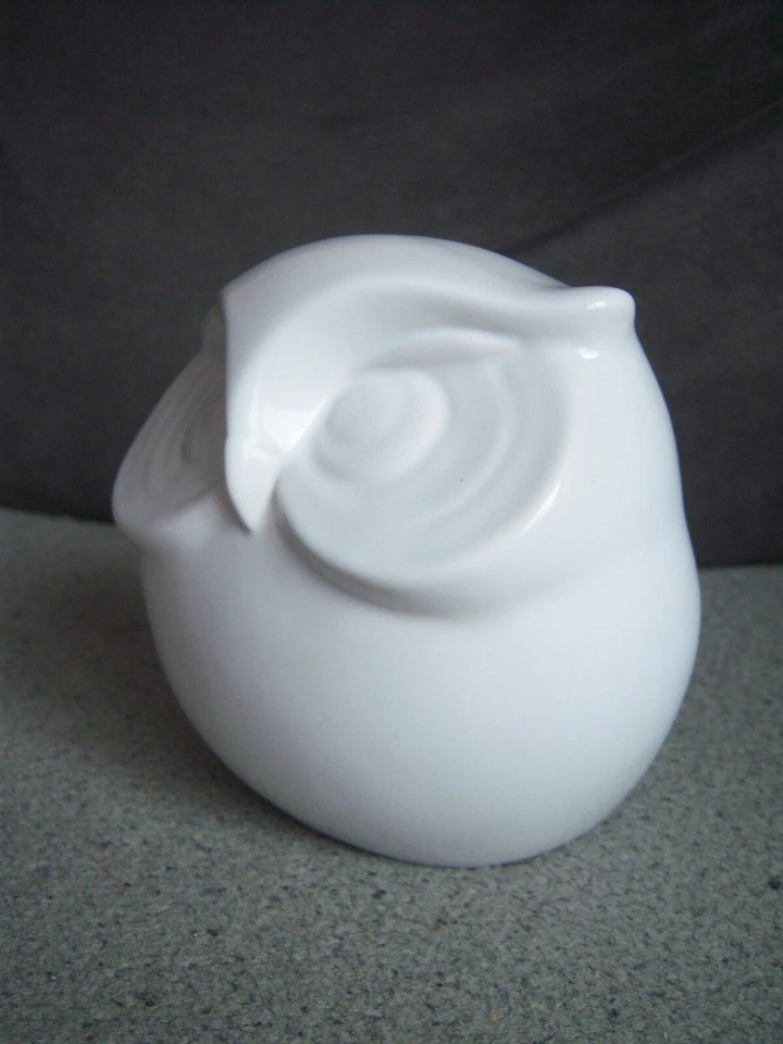 CHOUETTE en céramique 14cm (déco art sculpture statue design hibou) - Photo 3/4