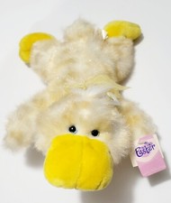 Dan Dee Easter Friend Duck 15 inch Plush Fuzzy Spring Bird Bow