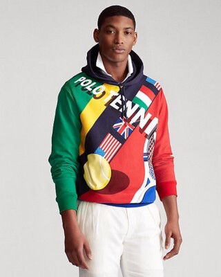 polo ralph rauren フーディー RARE! $268 NWT POLO RALPH LAUREN Men's L Wimbledon Tennis