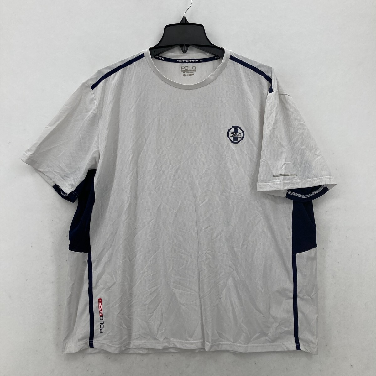 Polo Sport Ralph Lauren Performance Thermo Vent T-Shirt Mens XXL White  Preppy