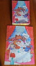 Pound Puppies Lovable Huggable Jigsaw Puzzle Complete 1986 Vtg 63 Piece 4329 SEE