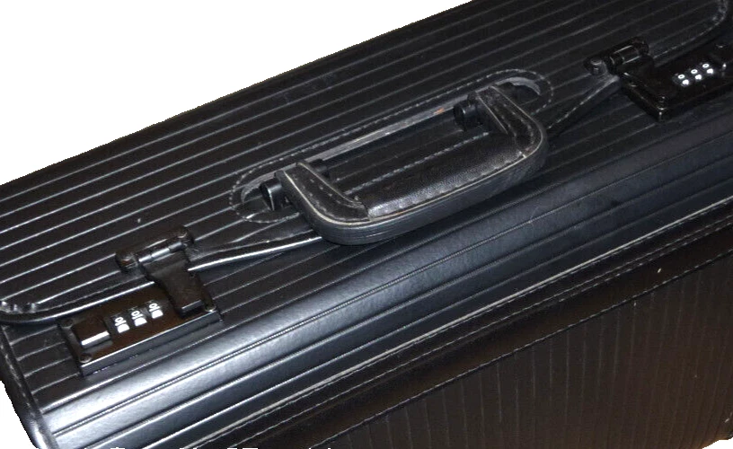 SAMSONITE pilot laptop Briefcase combination 45x21x33cm Black brown inner ? G1 - Image 4 of 4