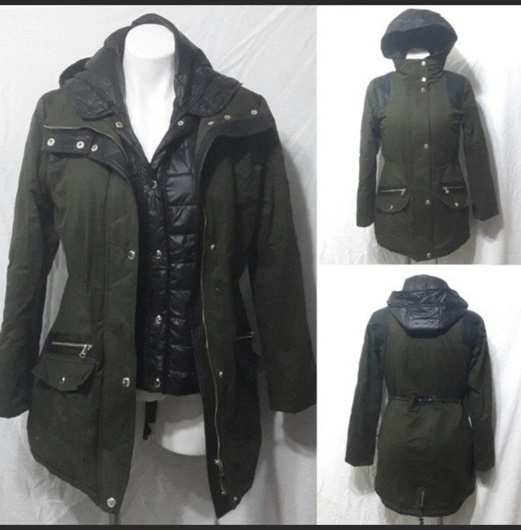 Guess olive jacket new arrivals