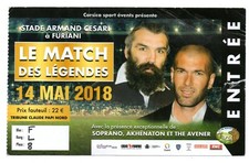 Ticket FRA Le Match des Legendes avec Zidane 14/05/2018