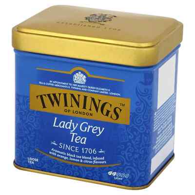 Twinings LADY GREY International Blend - Caddy Loose Leaf 100g / 3.5oz