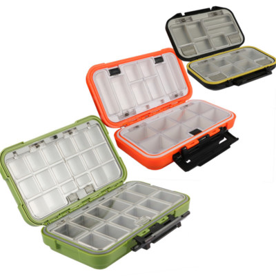 Fishing Tackle Box Lure Bait Box 30 Compartments 2 Layer Hook Storage Case  | eBay