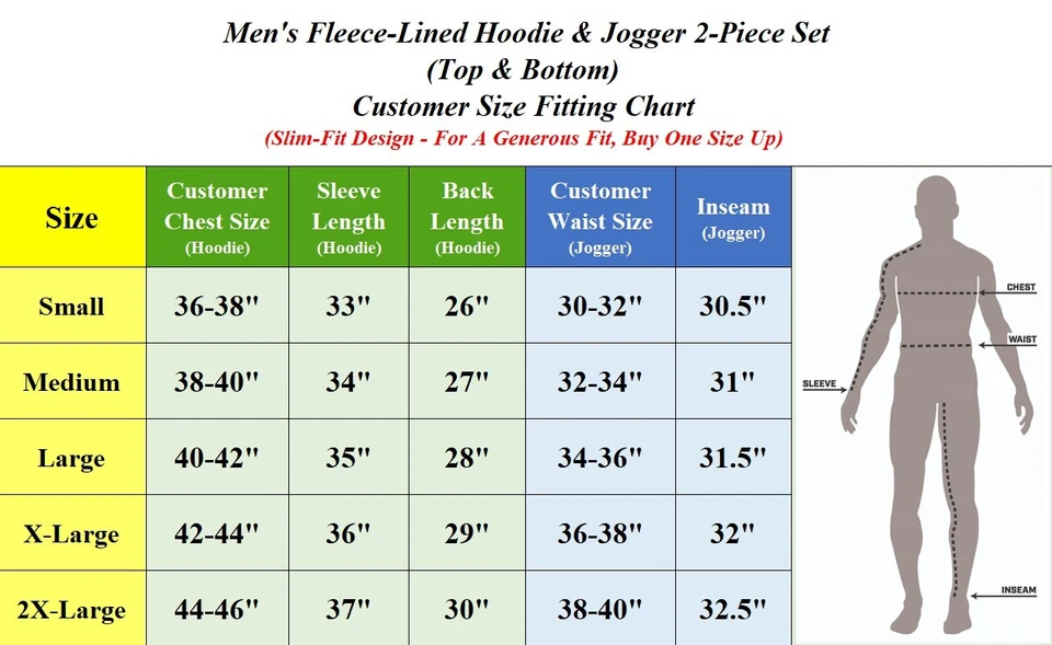 Mens Tech Fleece Hoodie & Jogger 2-Piece Set With Heat Seal Zipper Design S-4XL - Image 2 of 2