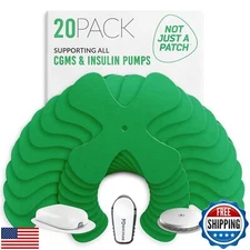 Not Just A Patch X-Patch CGM Sensor Patches (20 Pack) - Water Resistant Omnip