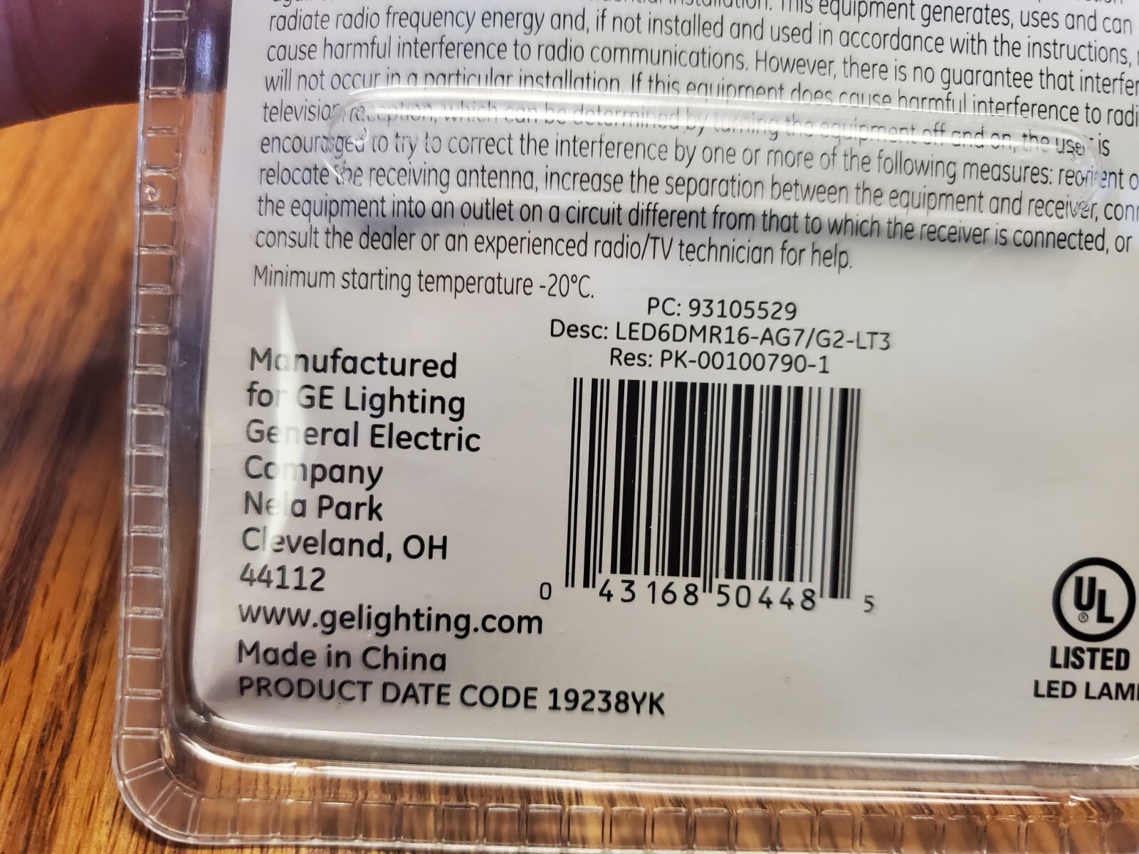 2 x 3-Packs GE Basic Indoor Flood 480 Lumens MR16 GU10 Base 12Volt Light Bulbs