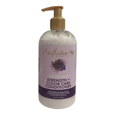Shea Moisture Purple Rice Water Strength Color Care Conditioner 13 oz Orchid HTF