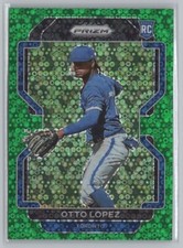 2022 Panini Prizm #36 Otto Lopez Green Donut Circles Prizm ROOKIE RC