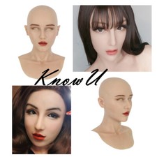 KnowU Cosplay Silicone Headgear Female Permanent Make Up Transgender