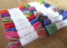 Japanese SASHIKO Embroidery Thread MIX 20 Colors 56m Hobbyra Hobbyre