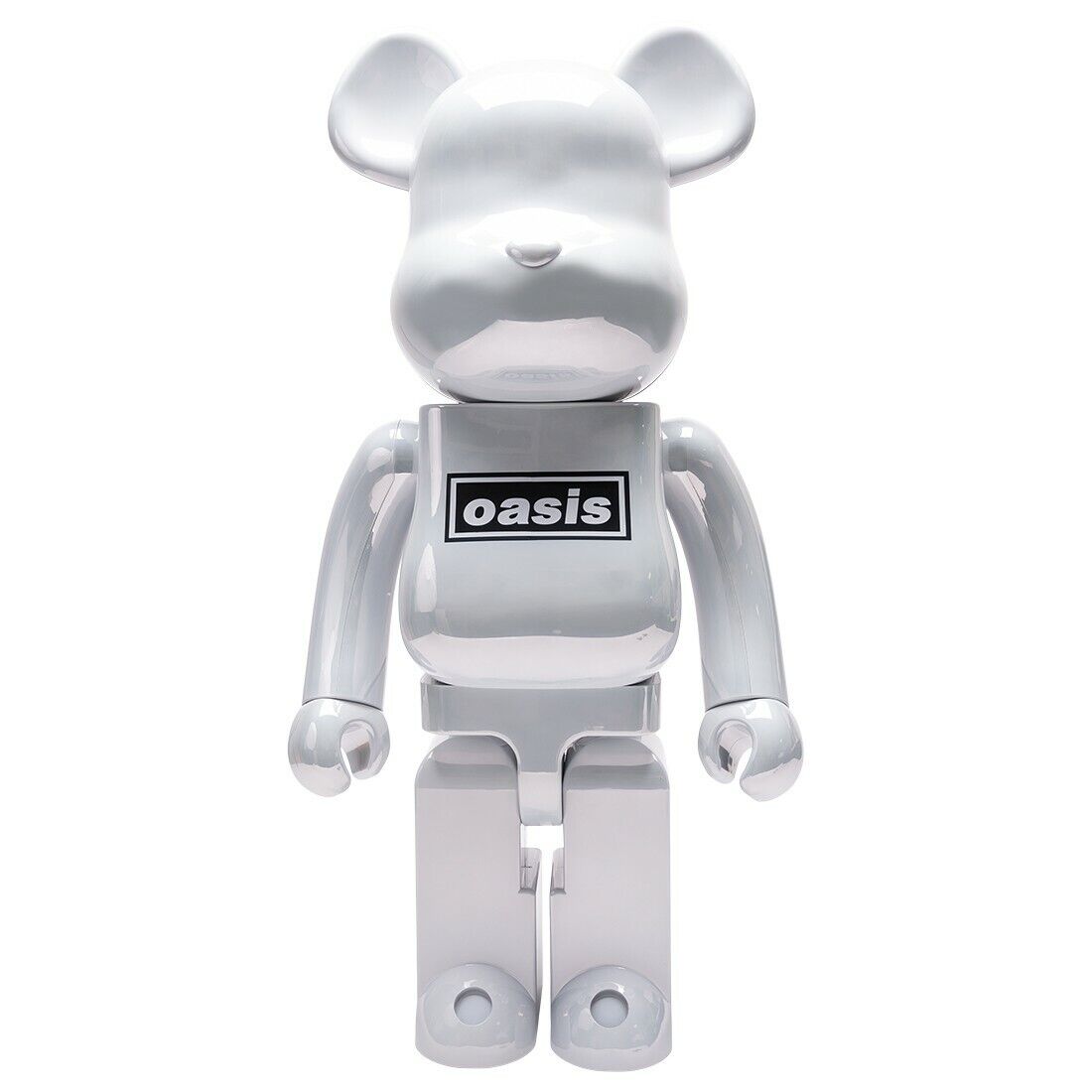 OASIS × BE@RBRICK 1000％WHITE CHROME