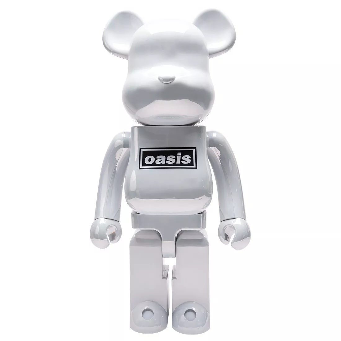 BE@RBRICK OASIS WHITE CHROME 1000%