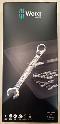 WERA Joker Angled Metric Ratcheting Wrenches (11 Piece Set) 05020091001