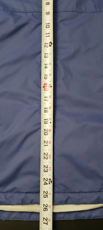 Columbia Youth Large (14-16) Omni-Heat Winter Hooded Jacket Coat Blue Purple - Image 4 of 4