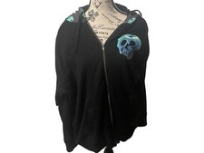 Torrid Disney Villains Poison Apple Super Soft Fleece Zip Hoodie Jacket Sz 3xl