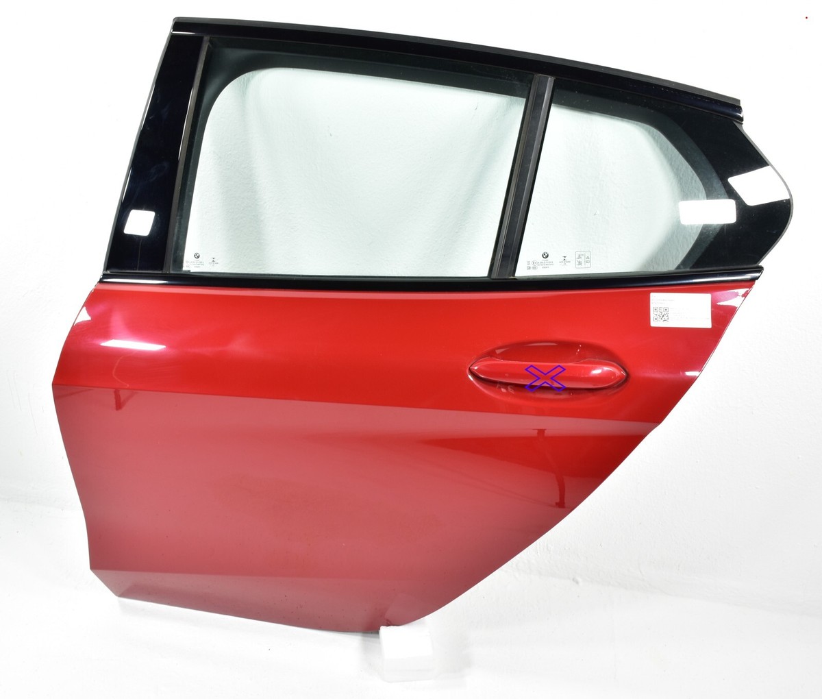 Original BMW 1er F40 Tür Hinten Links Door Melbourne-rot metallic  