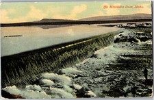 View of Minidoka Dam, ID c1915 Vintage Postcard C41