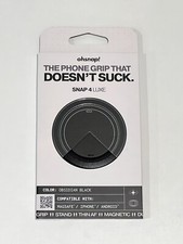 OhSnap Snap 4 Luxe Magnetic Phone Grip for Apple Magsafe Android - Black