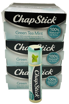 36 chapstick green tea mint lip butter 0.15oz ea