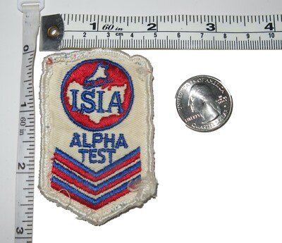 Vintage ISIA Figure Skate Patch 60's