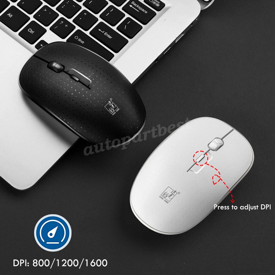 2.4GHz Wireless Keyboard And Mouse Set UK USB Dongle for PC Laptop Full-Size NEW - Image 3 of 4