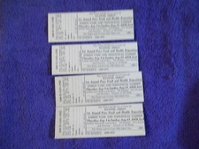 4 TICKET-1929-FOREST PARK And Zoological Garden,1st Ann.Food & Health Exp.DAYTON