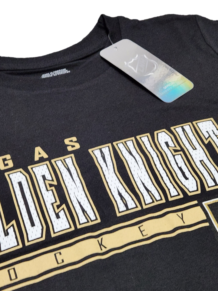 Vegas Golden Knights TShirt Youth Black Short Sleeve Statement Team