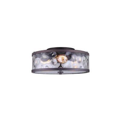 CALA 3LT FLUSH MOUNT IN OIL RUBBED BRONZE, 16''