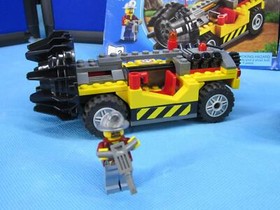 LEGO 4204 City The Mine Retired Gold Miners Incomplete