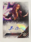 SASHA BANKS   :  2016  WWE Then Now Forever = AUTOGRAPH  =(10 /25)-MERCEDES MONE