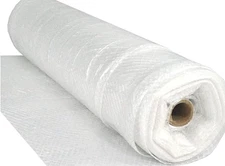  Dura Skrim String Reinforced Clear Plastic Sheeting - 6 Mi- (6' x 100')