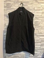 Men’s Bhs Black Zip Up Gilet Vest Size L