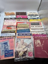 LOT of 35 Vintage Piano Sheet Music Singles, Non Smoking Home, From Early 1900 s