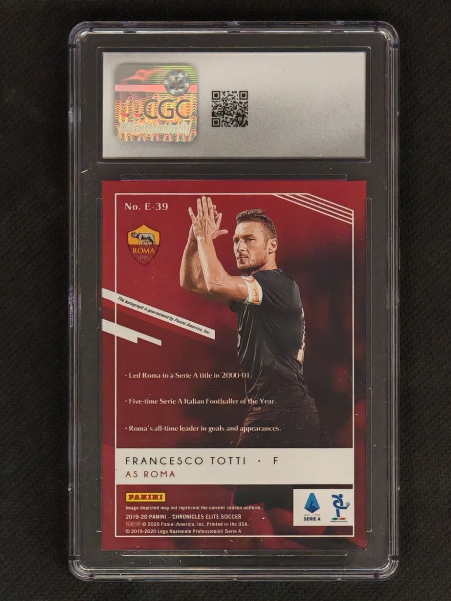 2019-20 Panini Chronicles - Elite Francesco Totti #E-39 Status