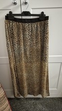 Leopard Print Skirt Size 14