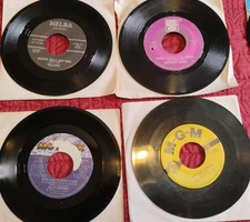 Lot of 48 Jukebox 45 rpm Records Various Labels And Artist 
