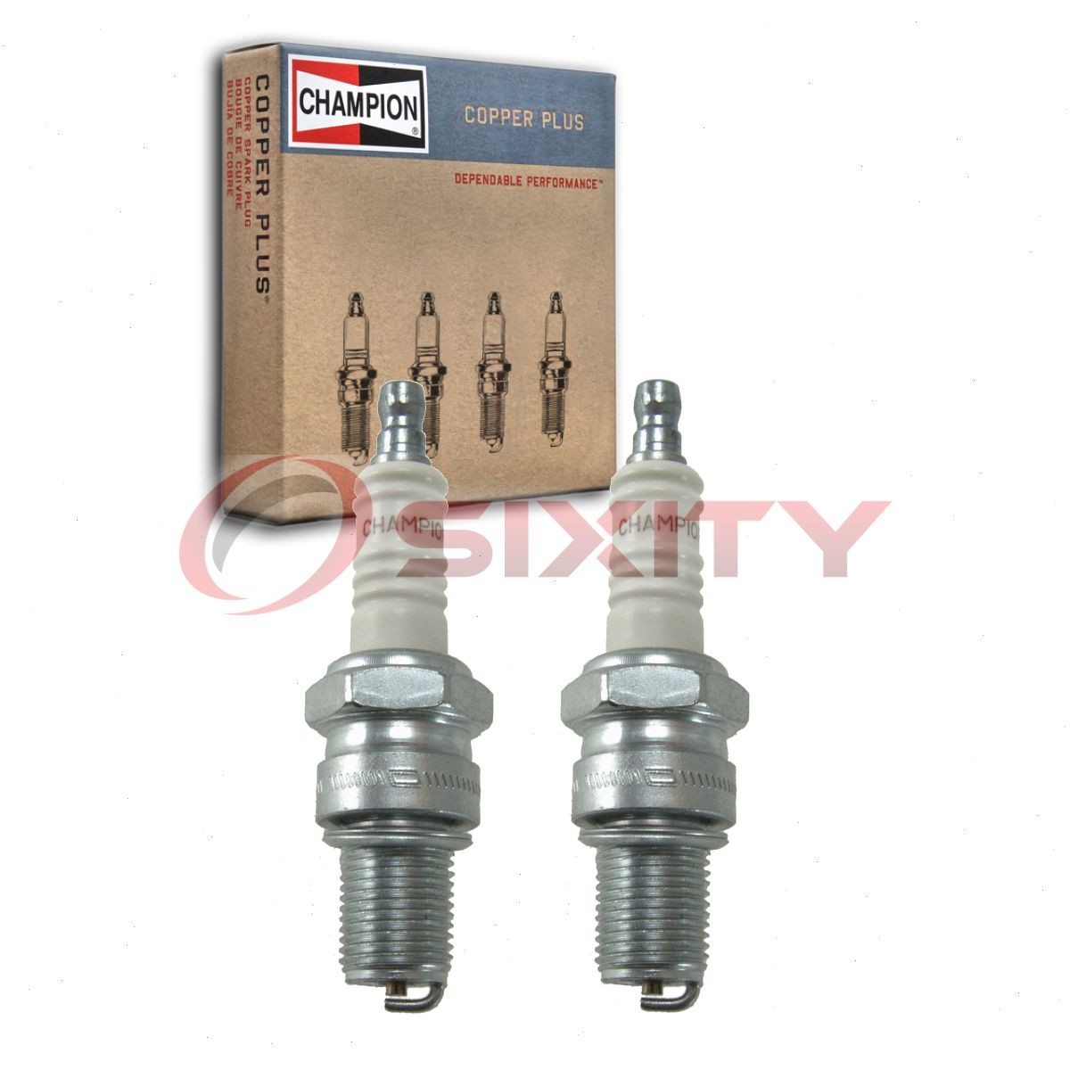 2 pc Champion Copper Plus 104 Spark Plugs for WR7CPX WR7CP WR7CCX WR7CC jx