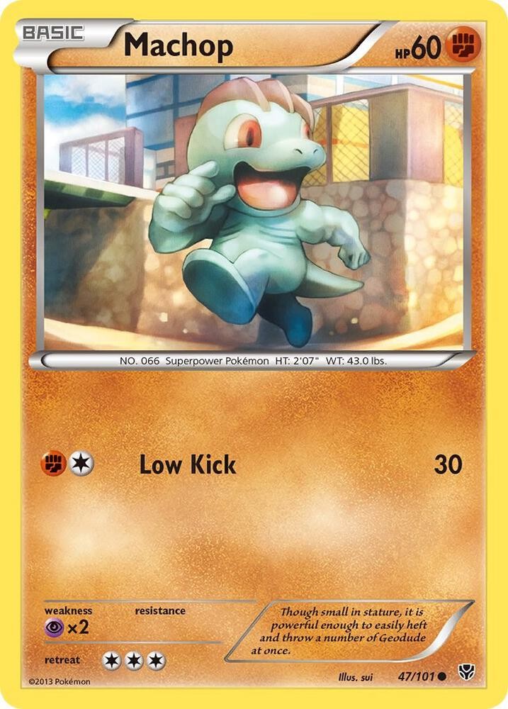 Pokémon TCG Machop Plasma Blast 47/101 Common NM/M Fighting Superpower
