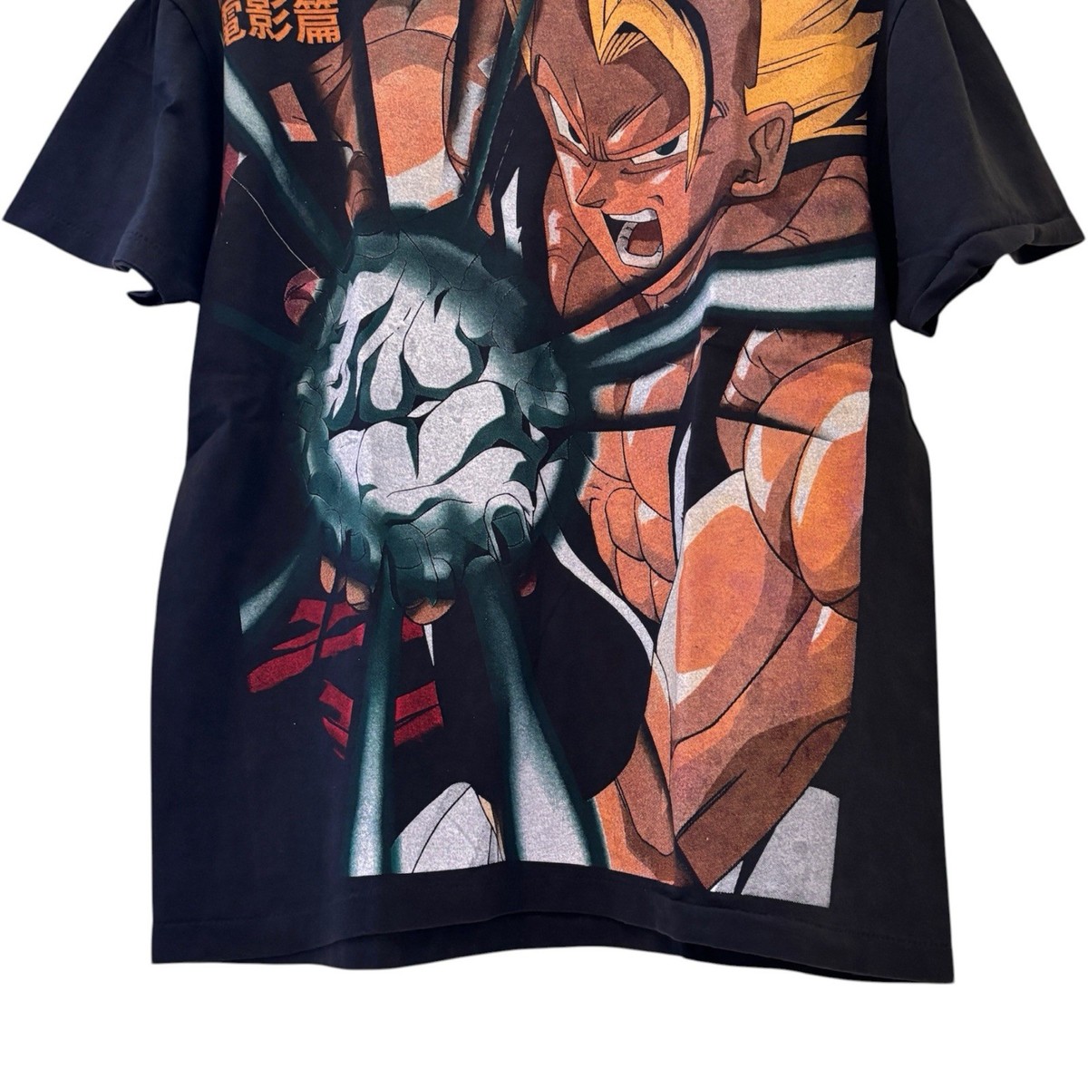 Dragon Ball GT Vegeta Goku AOP T-shirt Resurreccion Black REPRINT