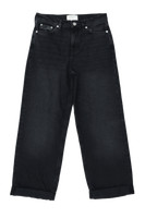 Marks & Spencer Women's Boyfriend Jeans Size 10 Black Pockets Zip Button New