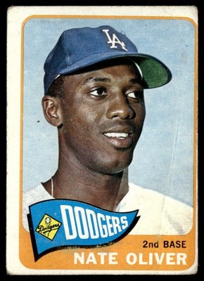 1965 Topps Nate Oliver (MC) Los Angeles Dodgers #59
