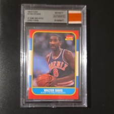 Fleer 1986-87 Walter Davis #23 Phoenix Suns Beckett NBA Basketball Card