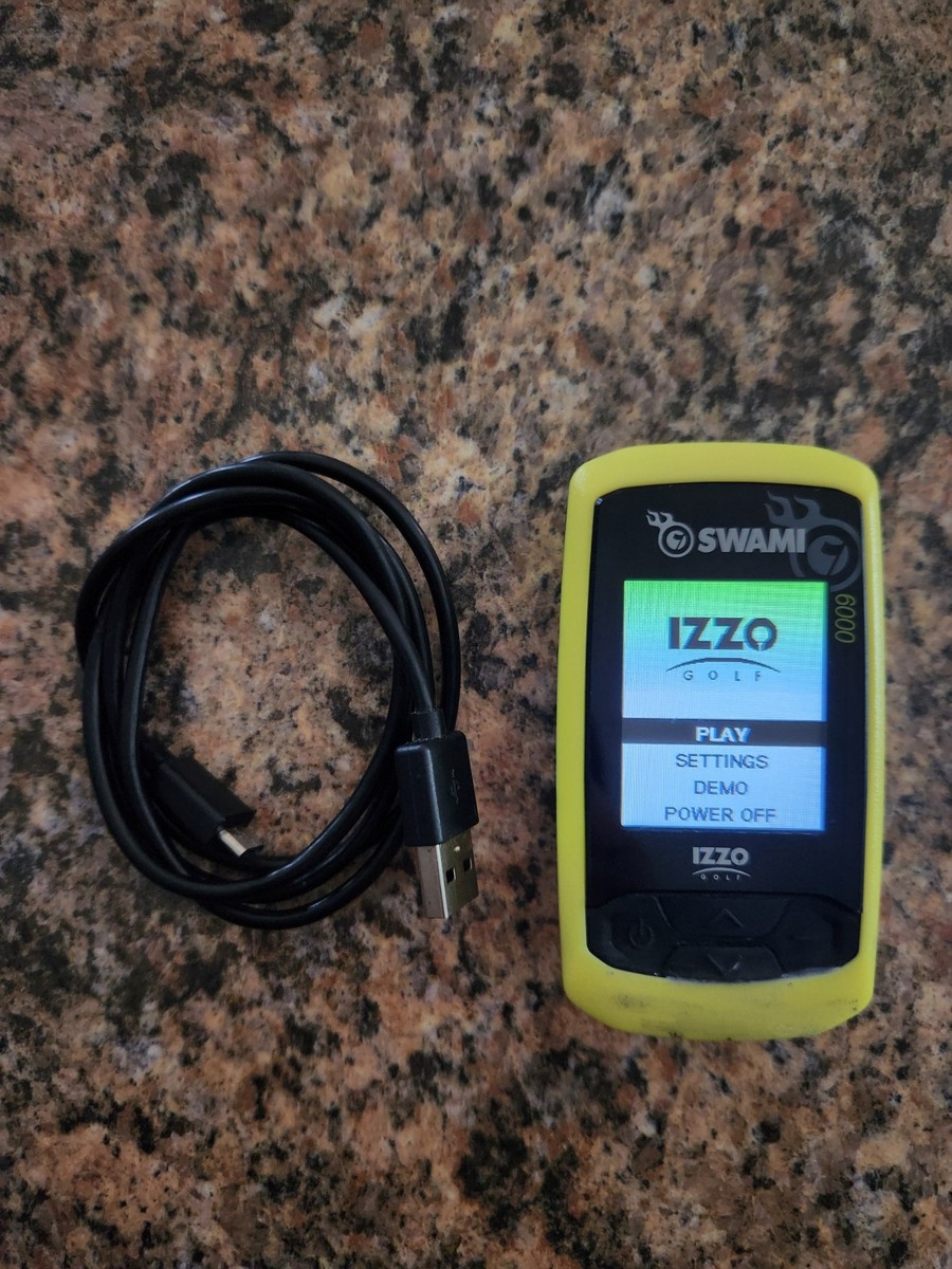 Izzo Swami 6000 Handheld Golf GPS Water-Resistant Color Display